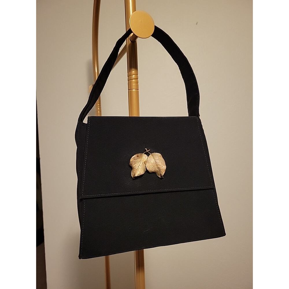 Vintage Paul Stuart New York Filia Lunae Black Purse